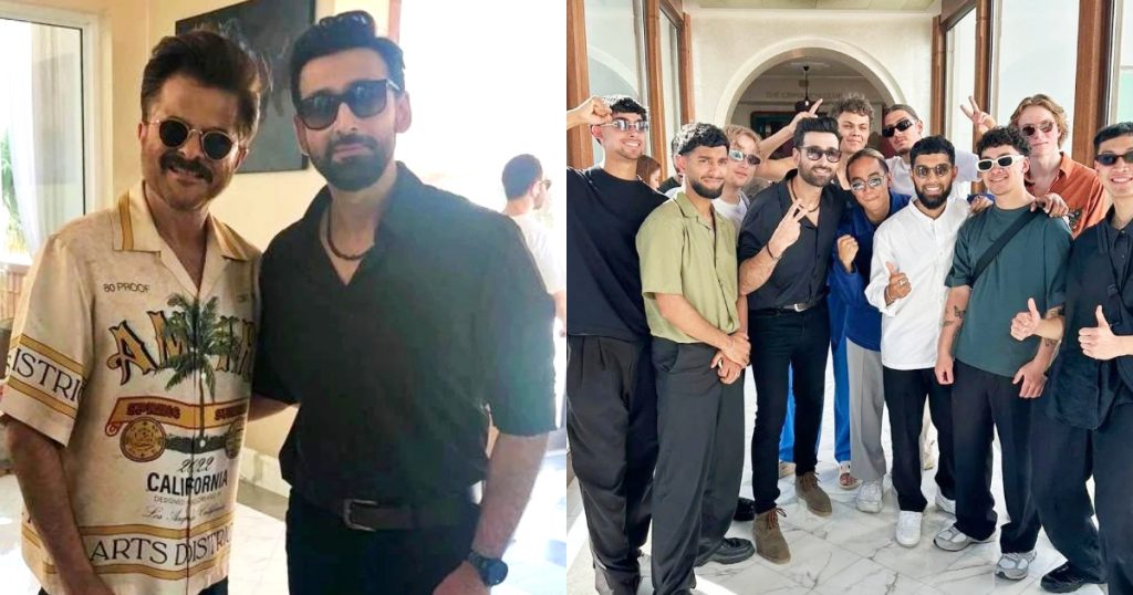 Sami Khan Meets Anil Kapoor In Dubai