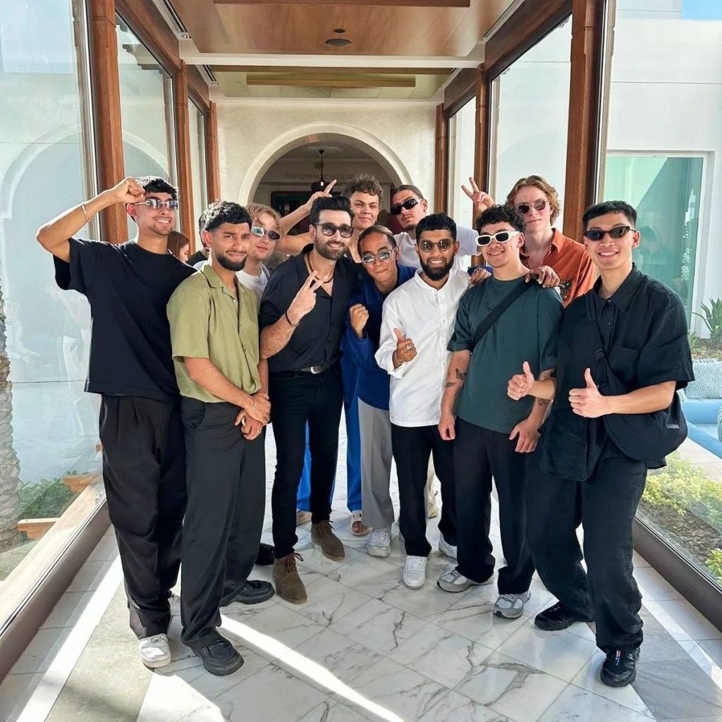 Sami Khan Meets Anil Kapoor In Dubai