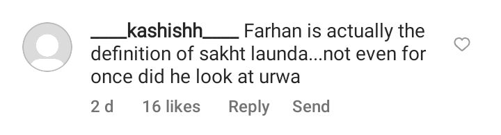 Netizens Comment On Obvious Tension Between Urwa Hocane And Farhan Saeed