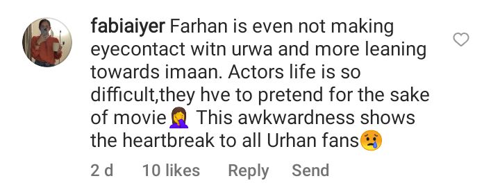 Netizens Comment On Obvious Tension Between Urwa Hocane And Farhan Saeed