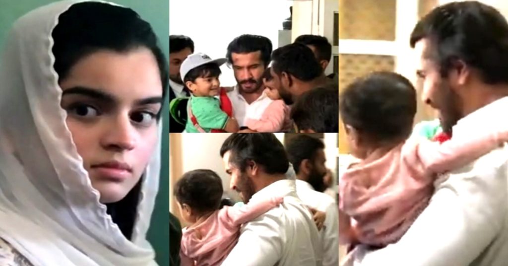 Feroze Khan Meets His Kids Outside Court Room