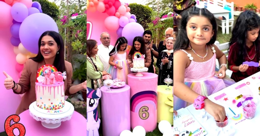 Pictures from Sanam Jung Daughter Alaya's 6th Birthday