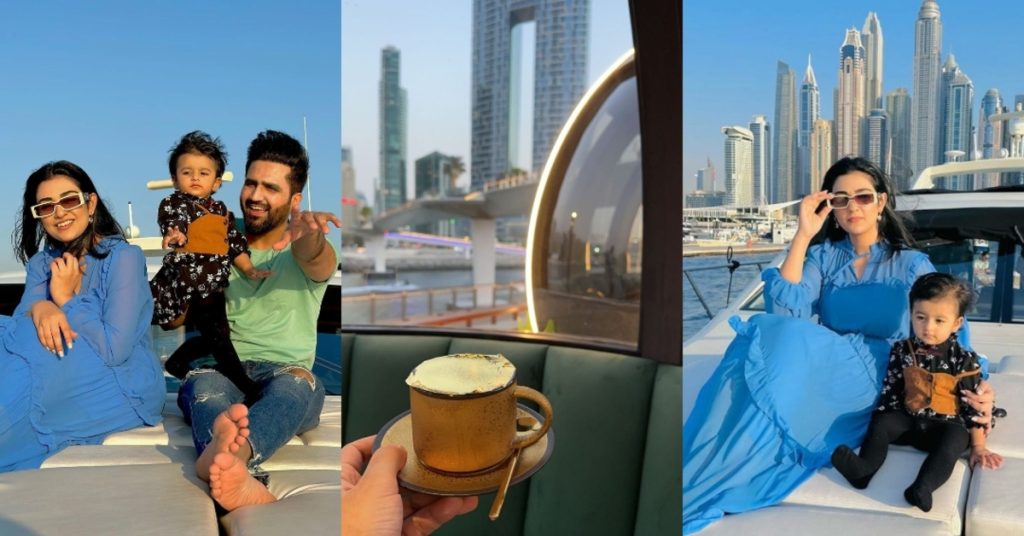 Sarah Khan and Falak Shabir Pictures While Boating in Dubai