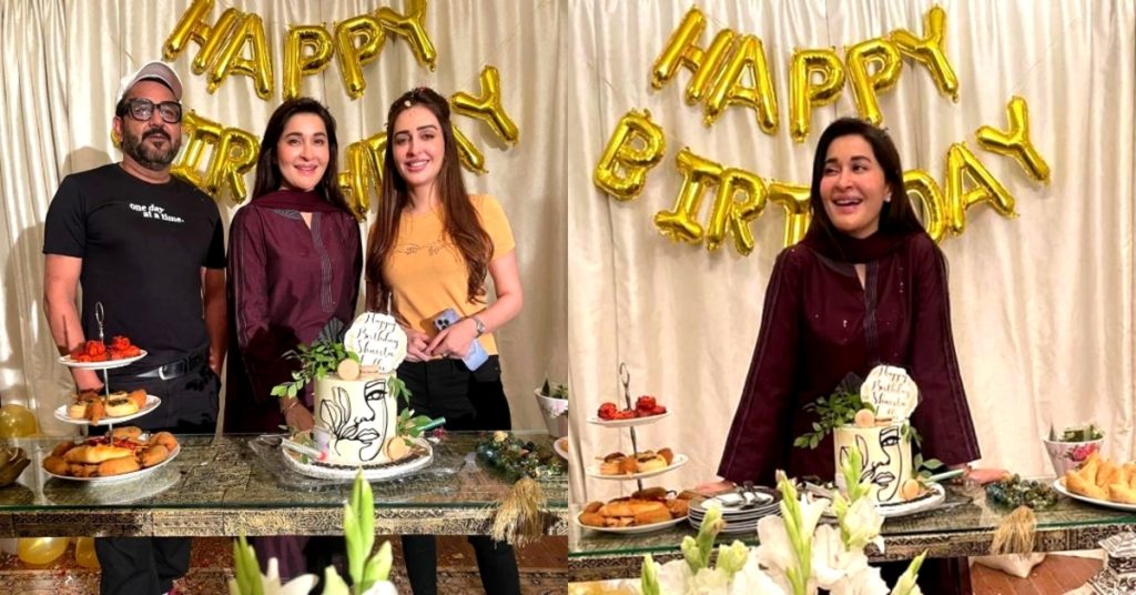 Pre Birthday Celebration of Shaista Lodhi From Drama Set