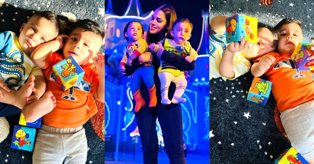 Zohreh Amir Shares New Pictures of Her Adorable Twins