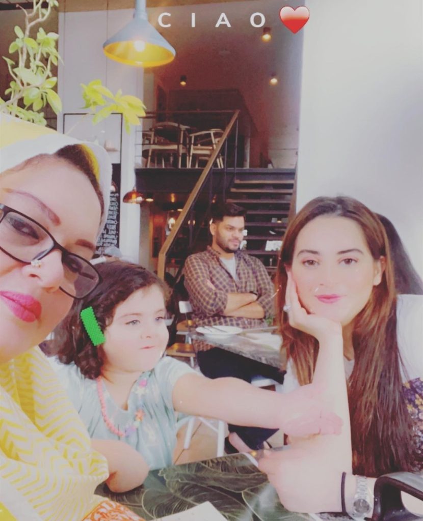 Aiman Khan and Amal Muneeb New Pictures From Murree