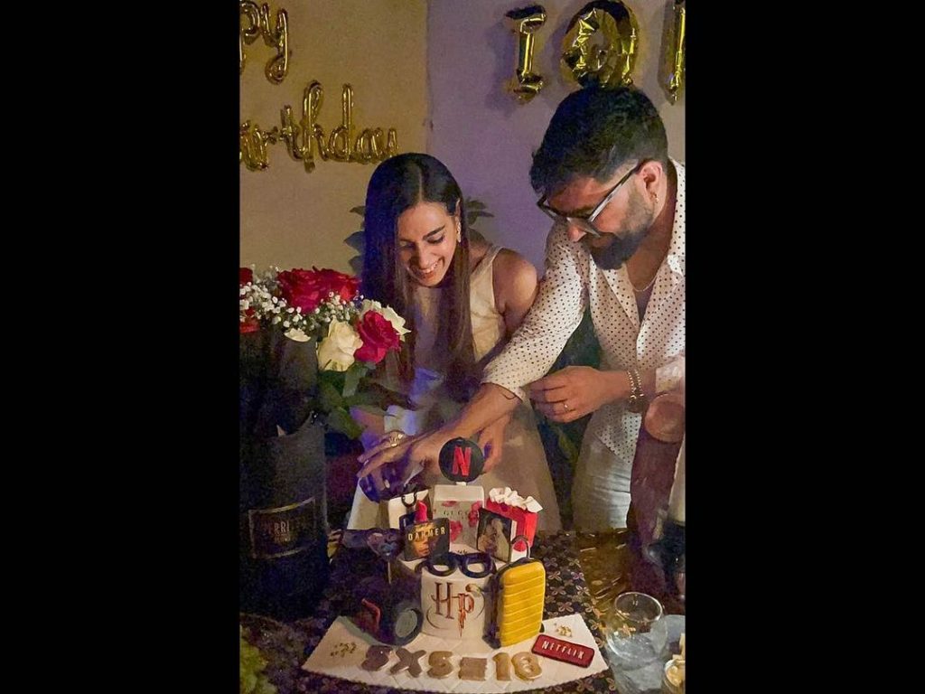 Pictures from Iqra Aziz's Birthday Bash Thrown by Yasir Hussain