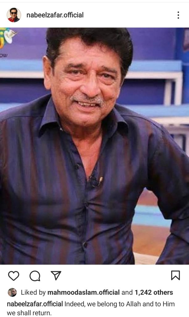 Veteran Pakistan television actor Ismail Tara passes away