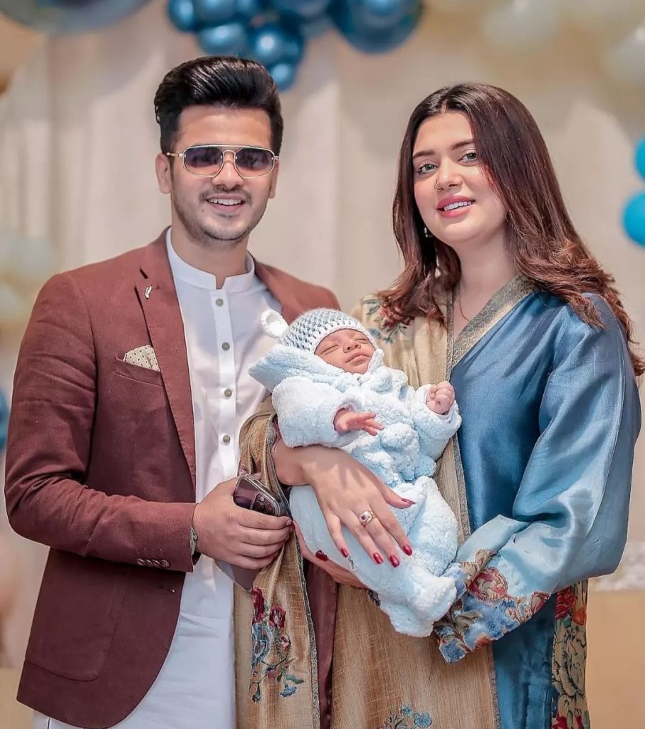 Photos Of Kanwal And Zulqarnain From Friends' Baby Boy's Aqeeqah Event