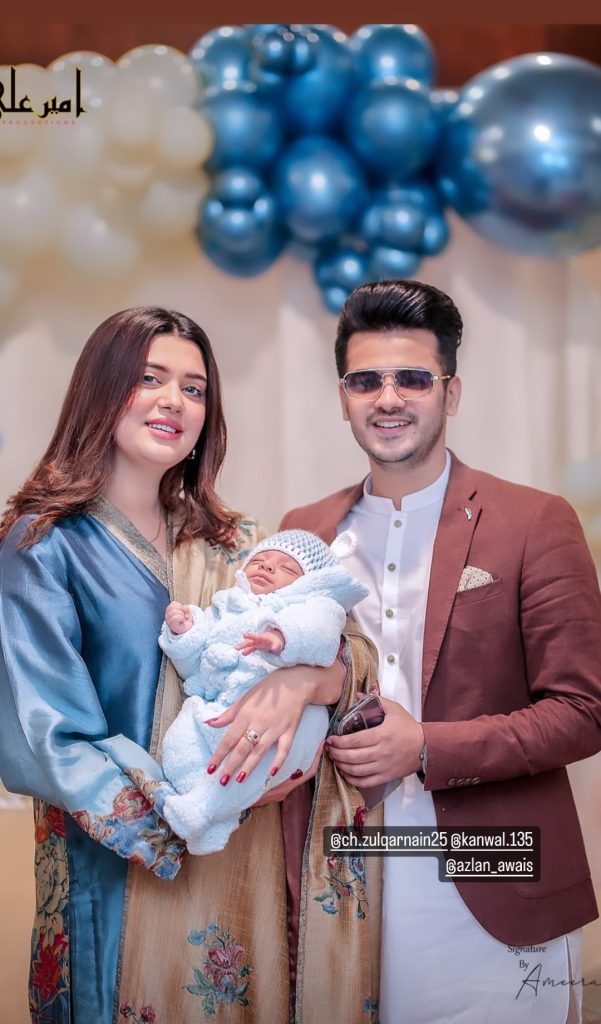 Photos Of Kanwal And Zulqarnain From Friends' Baby Boy's Aqeeqah Event