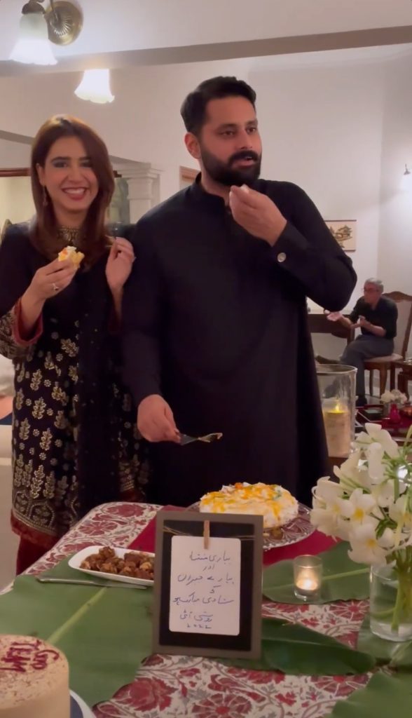 Mansha Pasha And Jibran Nasir Family Dinner Pictures