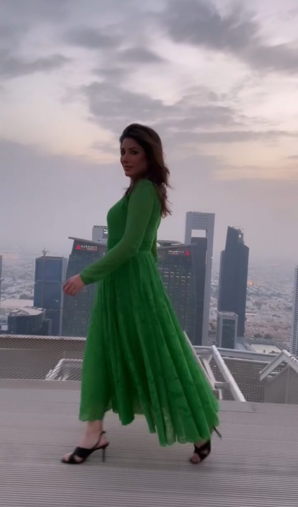 Mehwish Hayat Shares Instagram Reel from Luxury Hotel in Doha, Qatar
