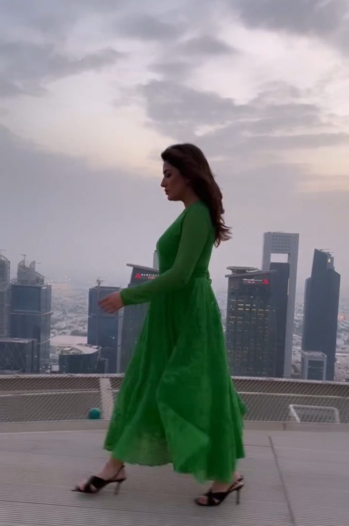 Mehwish Hayat Shares Instagram Reel from Luxury Hotel in Doha, Qatar