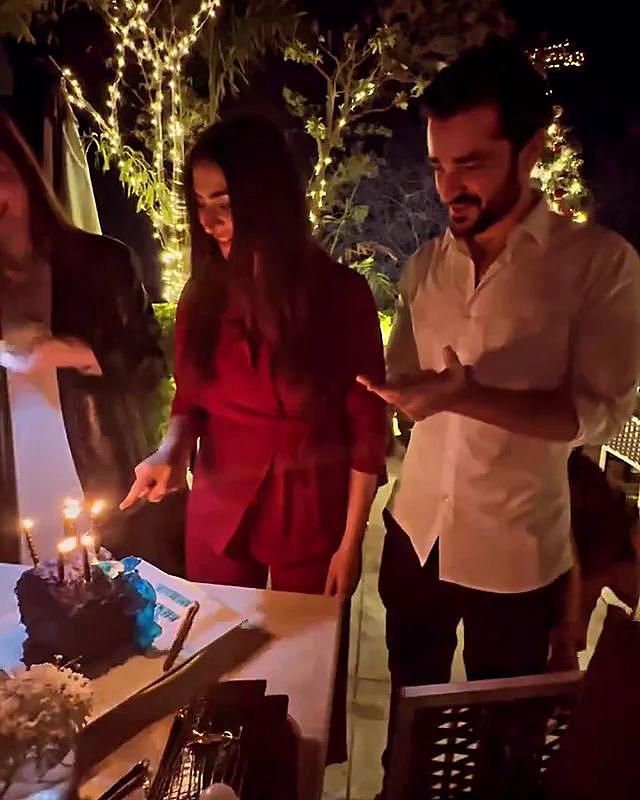Naimal khawar Celebrates Birthday With Husband