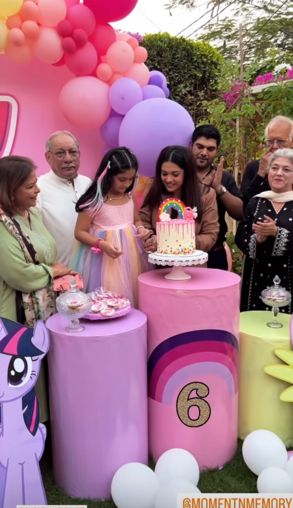 Pictures from Sanam Jung Daughter Alaya's 6th Birthday