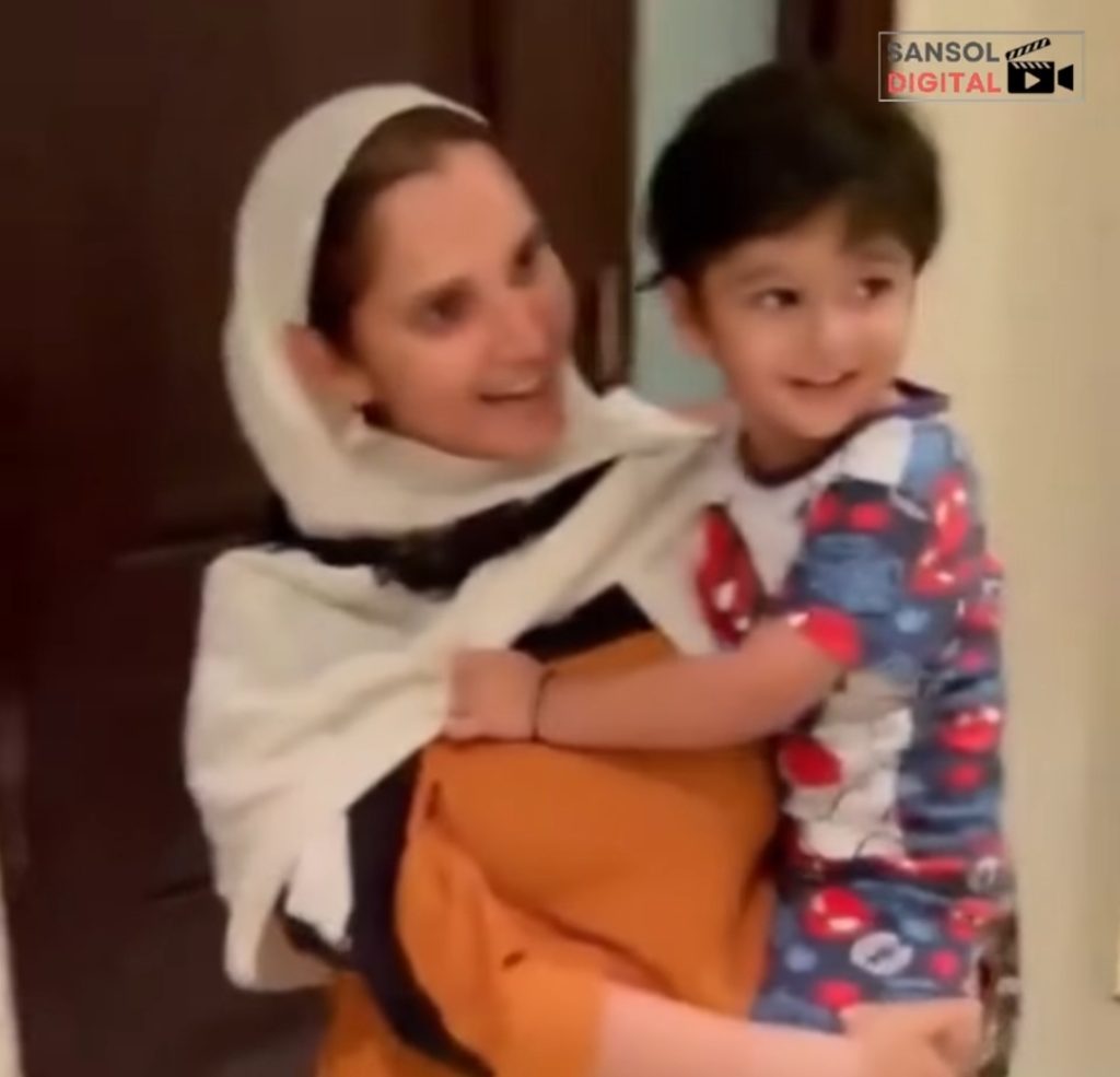 Shoaib Malik & Sania Mirza Unseen Moments With Son Izhaan