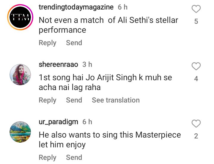 Bollywood Singer Arijit Singh Covers Shae Gill And Ali Sethi's Pasoori