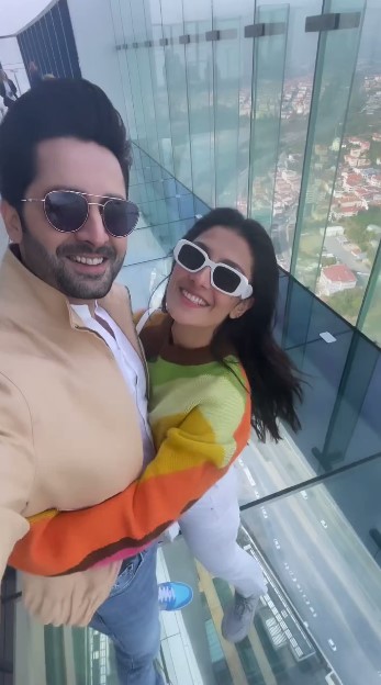 Ayeza Khan And Danish Taimoor On Vacation In Their Best Western Style