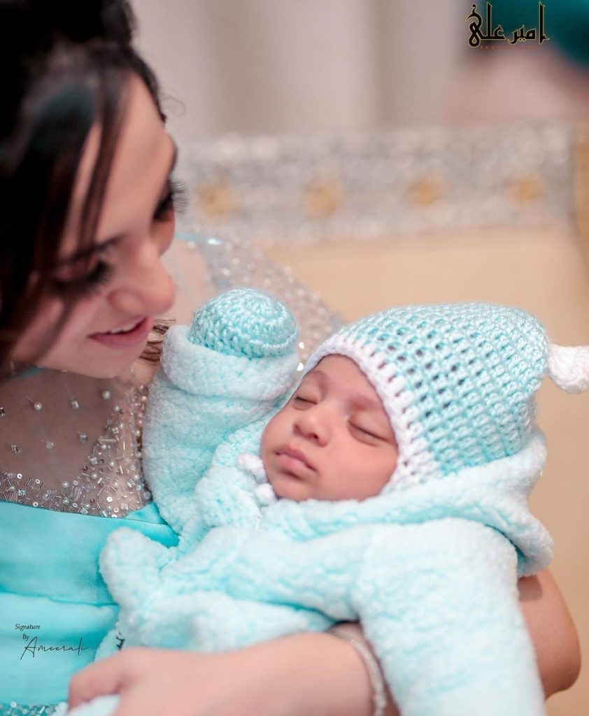 Photos Of Kanwal And Zulqarnain From Friends' Baby Boy's Aqeeqah Event