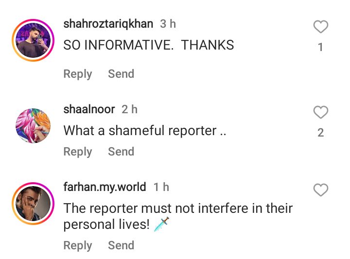Reporter's Strange Request Makes Farhan Saeed And Urwa Hocane Uncomfortable
