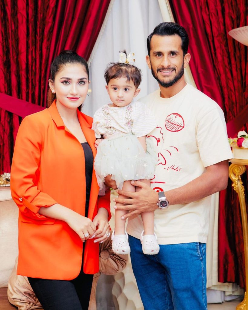 Hassan Ali's Adorable Clicks With Wife And Daughter