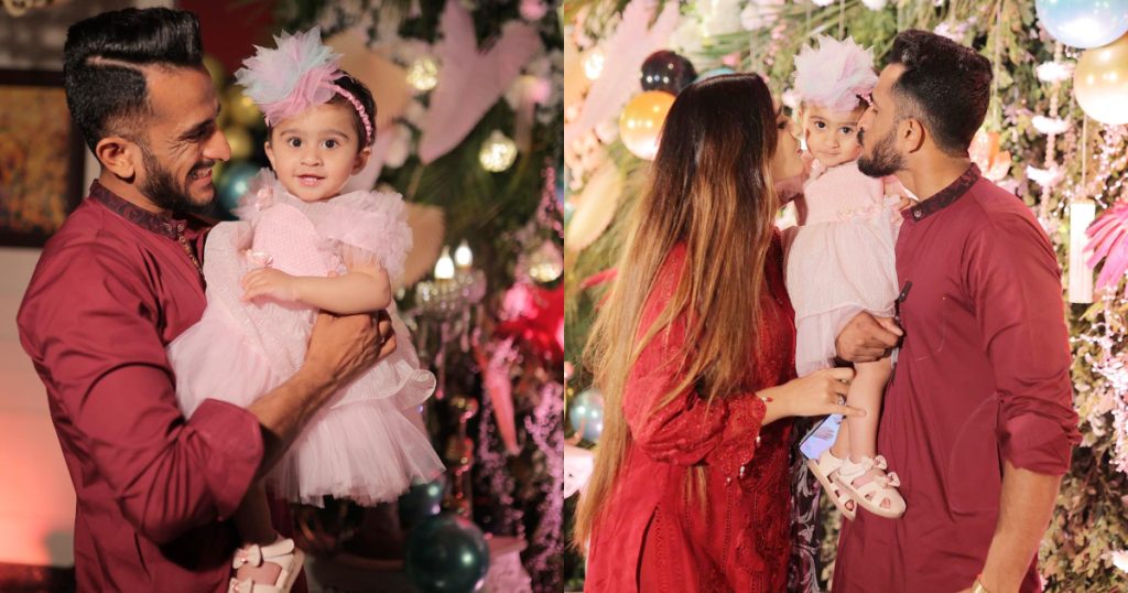 Hassan Ali's Adorable Clicks With Wife And Daughter