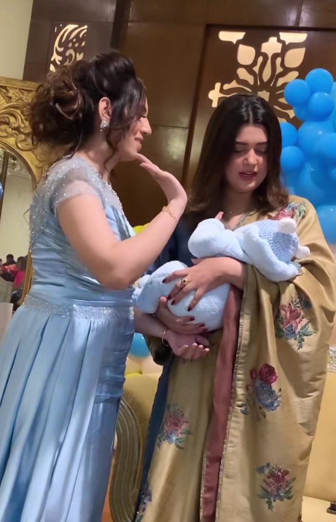 Photos Of Kanwal And Zulqarnain From Friends' Baby Boy's Aqeeqah Event