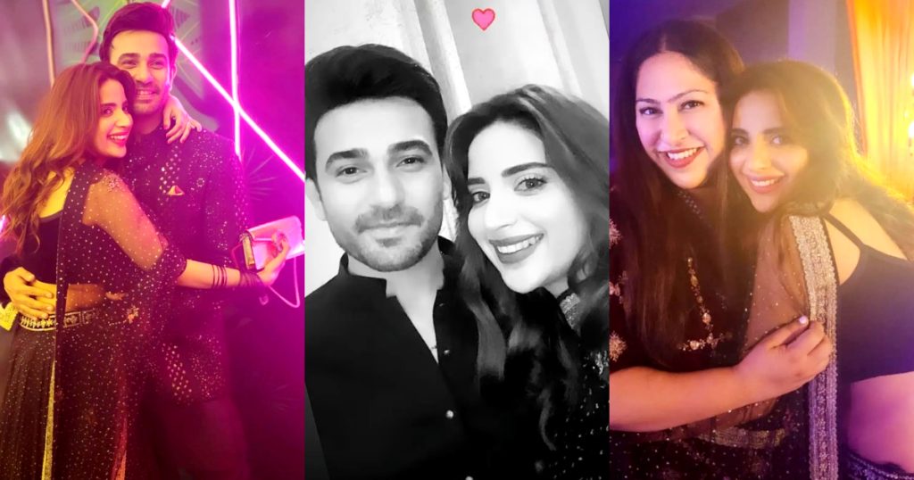 Saboor Aly And Ali Ansari Look Adorable At A Friend's Wedding