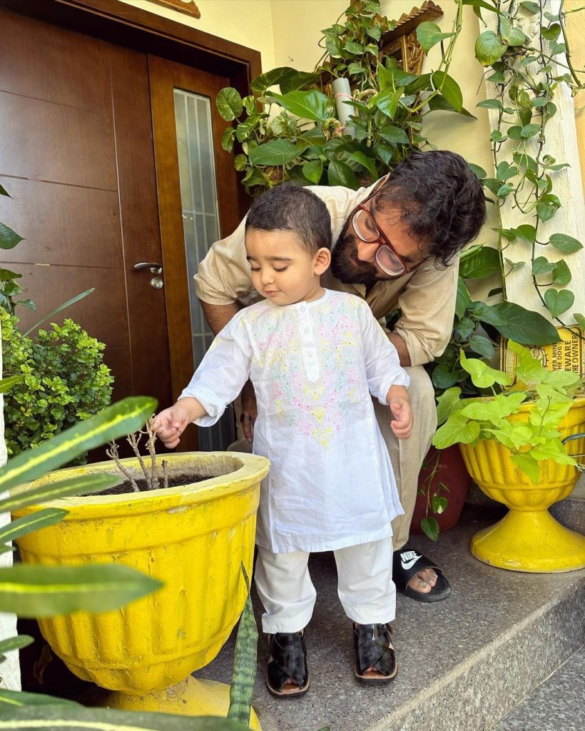 Yasir Hussain And Iqra Aziz's Adorable Clicks With Kabir