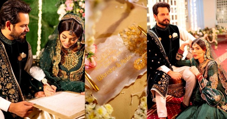 YouTuber Azlan Shah & Vlogger Warisha Nikkah Pictures