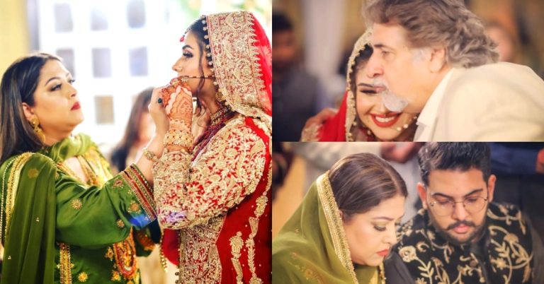 Fazila Qazi and Qaisar Khan Nizamani Son HD Nikkah Pictures