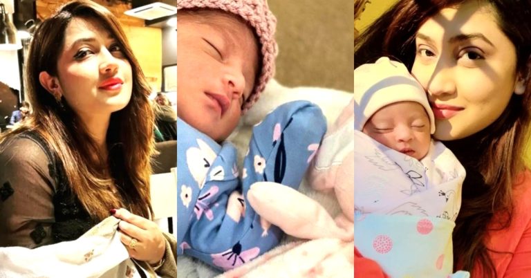 Sang E Mar Mar Actor Beenish Raja With Newly Born Daughter