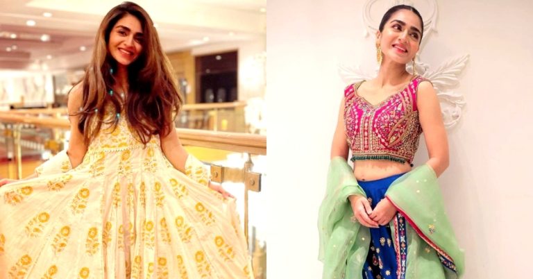 Hajra Yamin Looks Beautiful in Eastern Formal Outfits