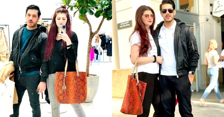 Goher Mumtaz New Pictures With His Wife Anam Goher