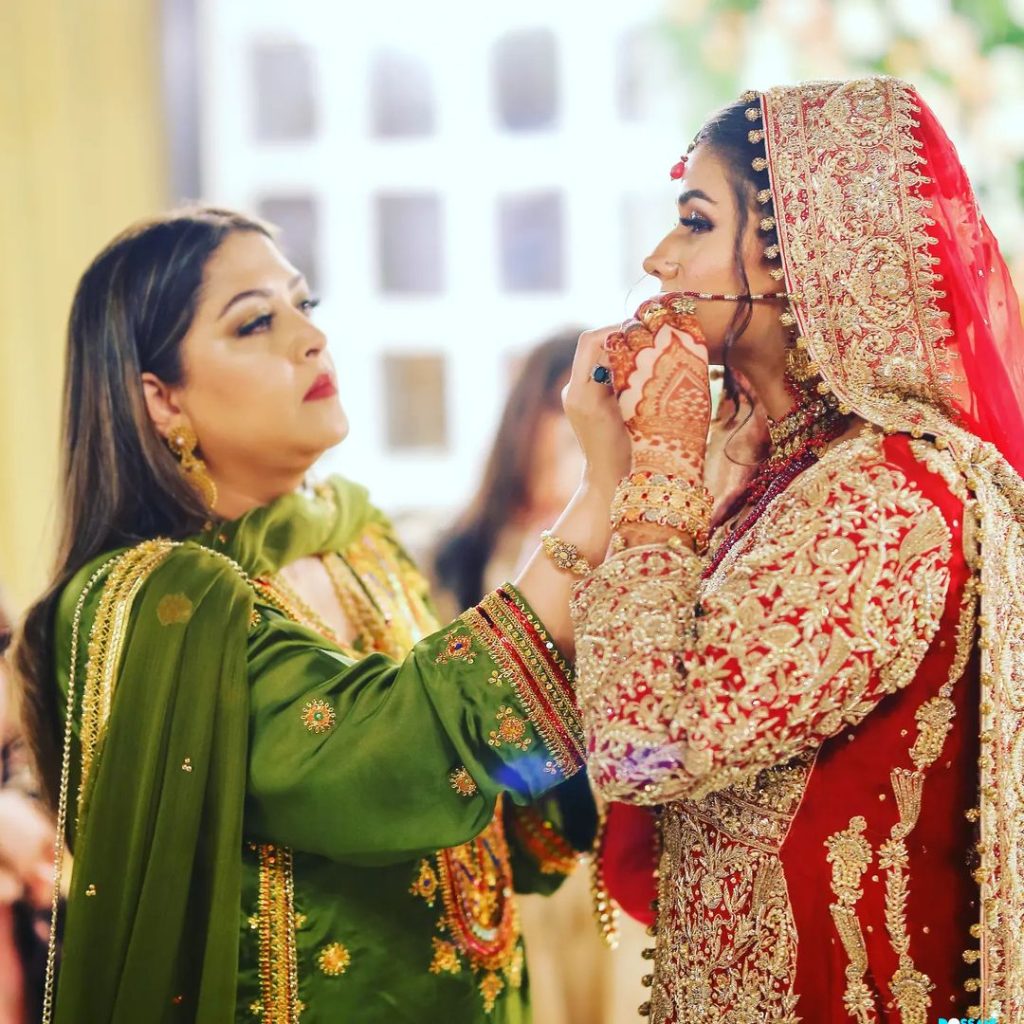 Fazila Qazi and Qaisar Khan Nizamani Son HD Nikkah Pictures