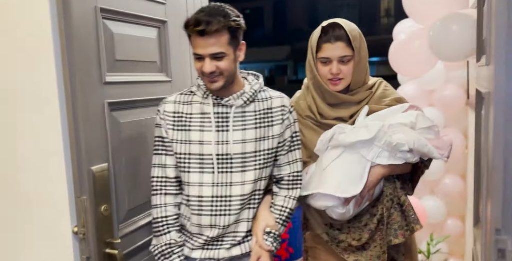 Kanwal & Zulqarnain Welcome Their Daughter Aizal Home