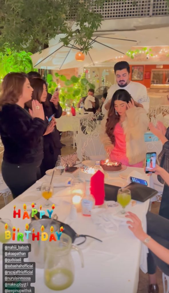 Mahi Baloch Celebrates Birthday With Friends & Family