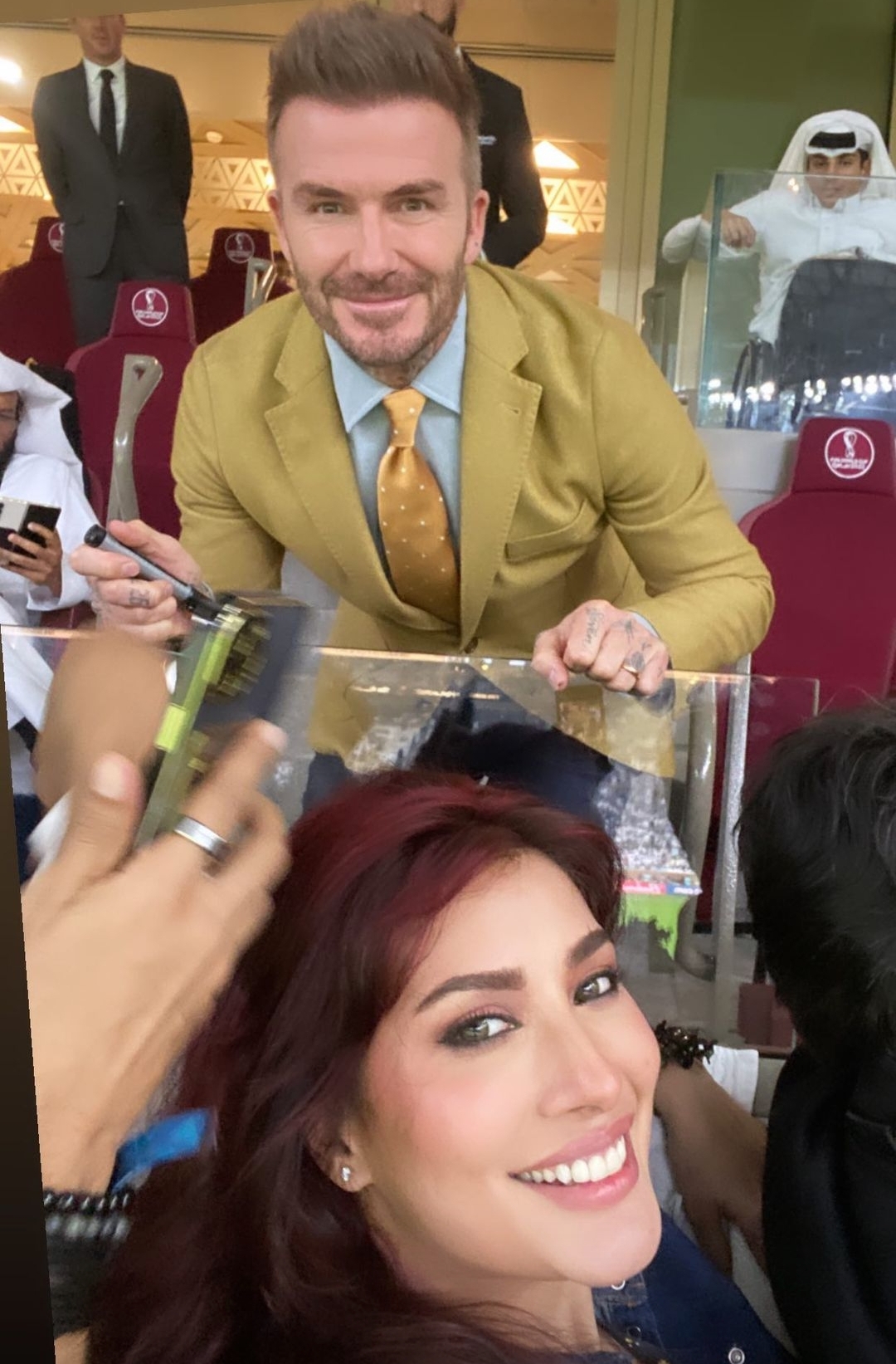 Pakistani Celebrities Spotted In Qatar For FIFA World Cup Final