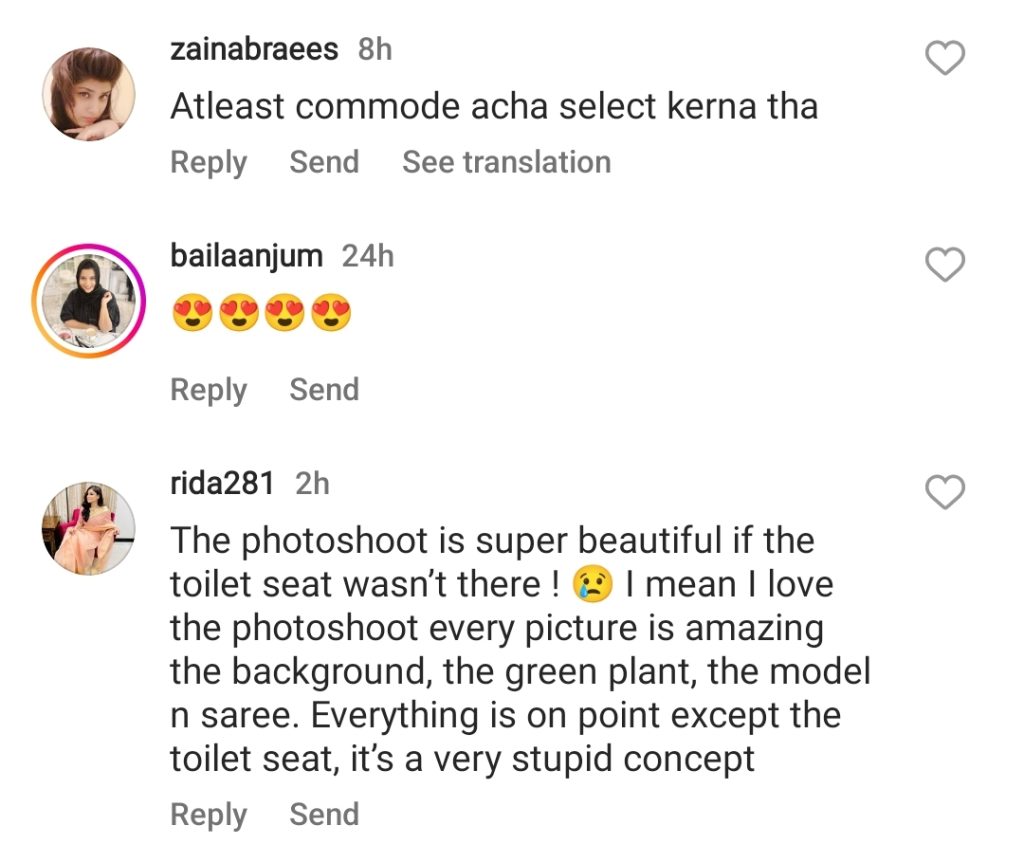 Brand's Photoshoot With Toilet Seat Gets Hilarious Public Reaction