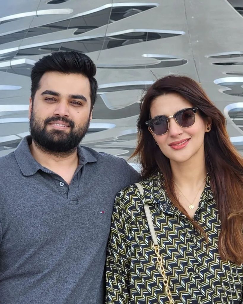 Rabab Hashim Recent Pictures With Husband From UAE