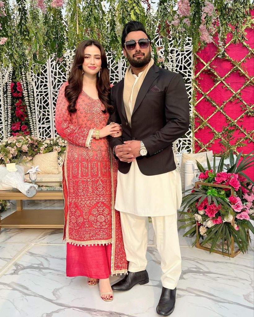 Sana Javed & Umair Jaswal Pictures from Family Wedding