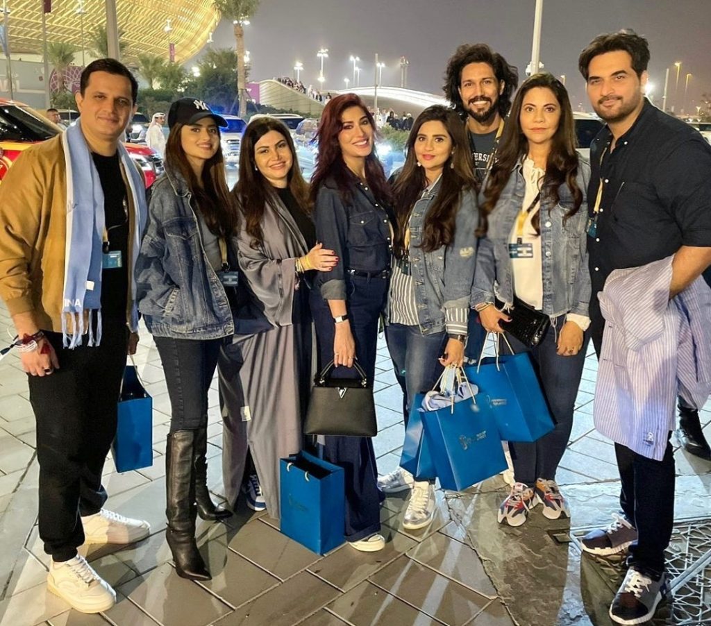 Pakistani Celebrities Spotted In Qatar For FIFA World Cup Final
