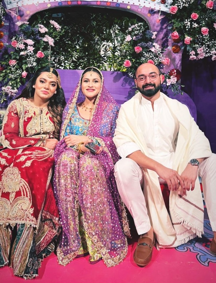 Ali Gul Pir And Azeemah Nakhoda's Colourful Mehendi Ceremony