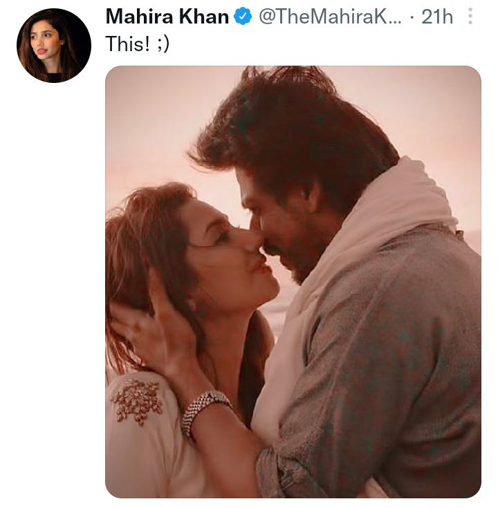 Mahira Khan Shares Her Most Favourite Scene With Shahrukh Khan