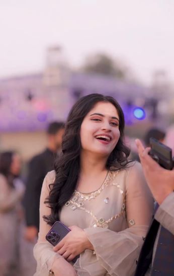 YouTuber Saad Aka Ducky Bhai With Wife Aroob Jatoi At Friend's Wedding