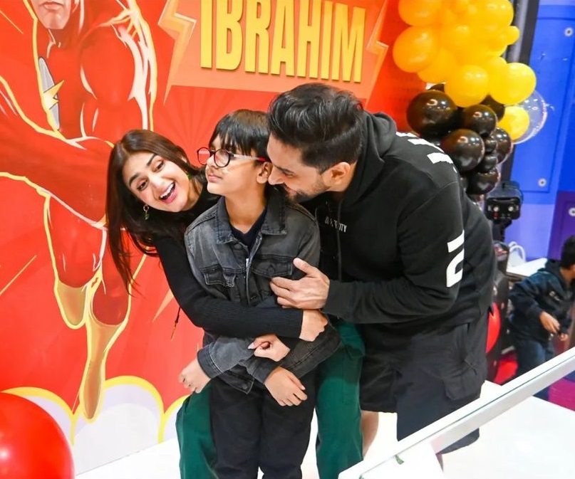 Hira And Mani Celebrate Son Ibrahim's Birthday