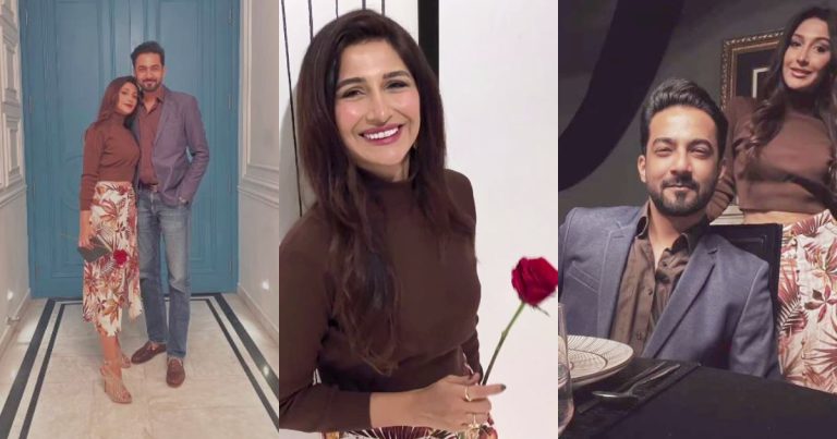 Hira Tareen And Ali Safina Romantic Anniversary Dinner Pictures