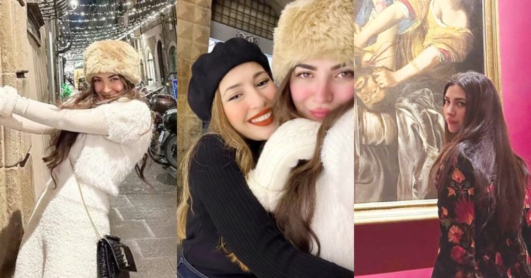 Naimal Khawar Abbasi Vacations With Sister Fiza Khawar In Italy
