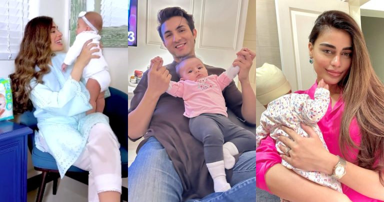 Shahroz Sabzwari And Sadaf Kanwal’s Cutest Clicks With Baby Zahra