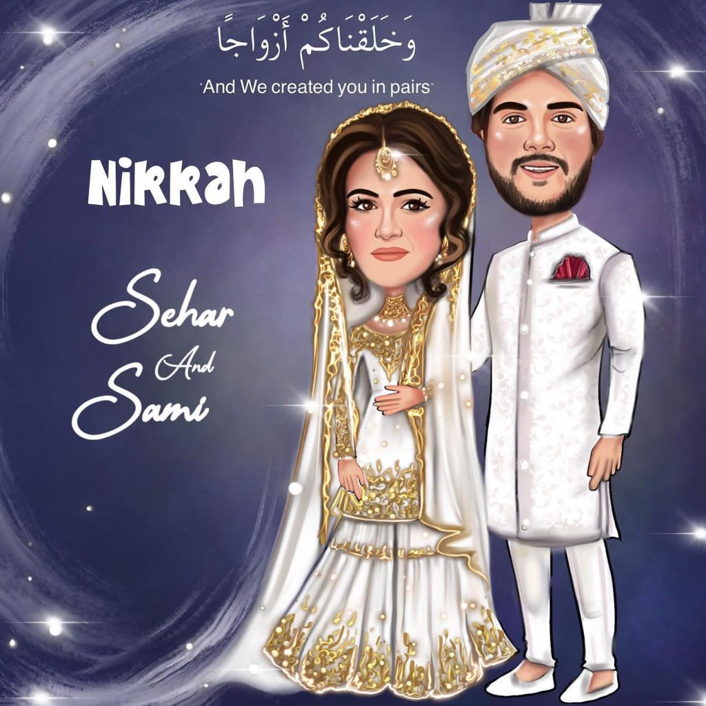 Sehar Hayat And Sami Rasheed Nikkahfied- Pictures And Videos